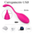 Vibrador Estilo Golfinho 17x3,5cm Controle Remoto Bola de Pompoarismo - comprar online