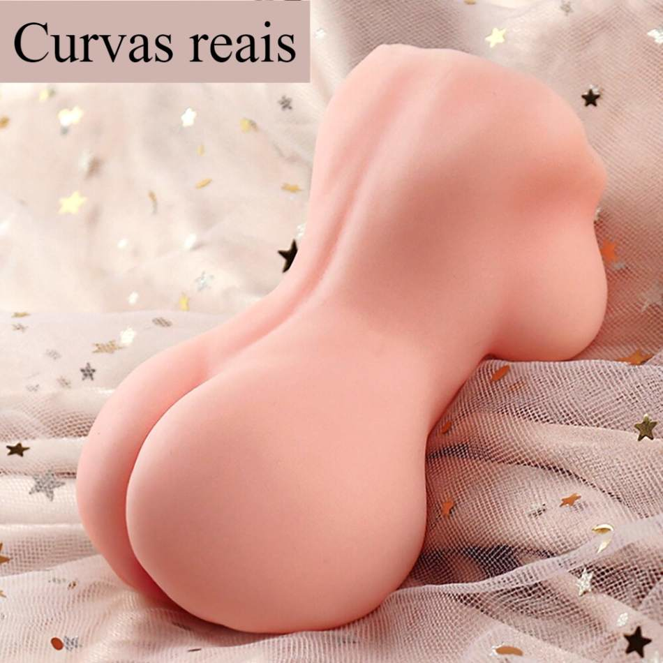 Masturbador Mini Boneca Vagina Com Seios De Silicone