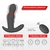 Plug Anal Rotativo E Vibrador Com Controle Remoto - comprar online