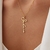 YOUR NAME NECKLACE VERTICAL GOLD