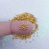 Dome Dourado para decoração de unhas (2mm) - 200 unidades