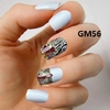 Adesivos/Películas para decorações de unhas - GM56