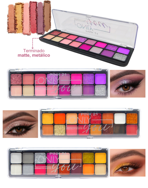 Paleta de Sombras + Glitter Only You