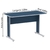 Mesa Escritório 1,20×0,60m s/ Gavetas – MAXXI – Cor Azul - 44084 - comprar online