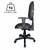 Cadeira Alta Back System Costurado C/ Braços Reguláveis - Cor Preto - MARTIFLEX - 32996 na internet