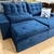 SOFA RETRATIL FRANCA 2,10M C/ RINEIRA LUXO3 - TEC 5012-AZUL