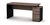 Mesa PEDESTAL RETA (03 Gav.) – 1,64x0,60m – PANDIN PE40 – WALNUT/PRETO – 1901