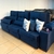 SOFA ORION 2,90MT C/PORTA COPO 3040/07 AZUL - Móveis Magazine Silva Moveis de Escritório e Residência 