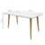 MESA JANTAR VENEZA 1,60X0,90 S/VIDRO BRANCO - 2086.1 - comprar online