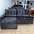 SOFA RETRATIL FRANCA 2,10M C/ RINEIRA LUXO3 - TEC 5001-CINZA na internet