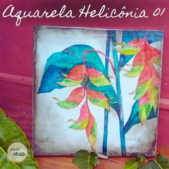 Aquarela Helicônia 01