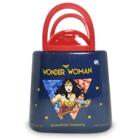 Shampoo infantil en carterita Wonder Woman x 300 ml
