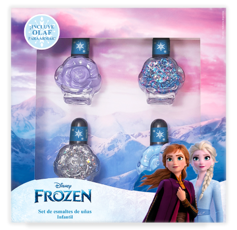 Set x4 esmaltes Frozen