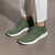 zapatilla verdes sin cordones marca Harek fabricada en Argentina