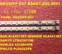 Kit X 2 Tiras Led Hisense Hle4213rt Jvc Lt42dr531 Lt42dr532