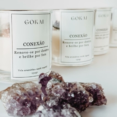 Vela Aromática Conexão - Gokai Artes e Alquimia Natural