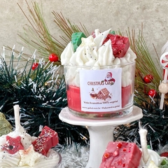 Vela aromática bolo natalino na internet