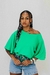 BLUSA PUXAR CORES Verde Ref.:005172 - Amix Rio