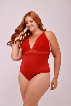 Melô Body Lingerie Plus Size Rendado Sexy Sem Bojo com Aro