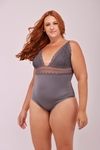 Body Plus Size com Renda Sem Bojo