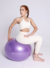 Bola de pilates bola suiça bola de yoga para gestantes bola de pilates 65cm e 55cm roxa acompanha inflador