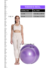 Bola de pilates bola suiça bola de yoga para gestantes bola de pilates 65cm e 55cm roxa acompanha inflador - Flexibilizando - Artigos esportivos