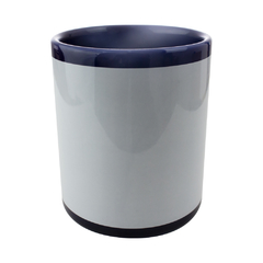 Caneca com Tarja Live Azul cobalto - comprar online