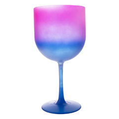 Taça Gin Summer Azul e Rosa