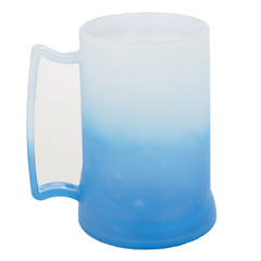 Caneca de Acrílico Gel Degradê Azul Tiffany 450ml