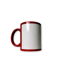 Caneca com Tarja Nacional Vermelha - comprar online