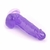 Penis Dildo Protese Realistico Transparente Cristal com ventosa e Saco Escrotal 20,1 x 4 cm na internet