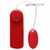 Mini Vibrador Feminino Bullet Multivelocidades 5 x 2 cm Vermelho