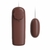 Mini Vibrador Feminino Bullet Multivelocidades 5 x 2 cm Chocolate