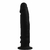 Plug Anal Reto com Glade e Ventosa Dildo Protese 13,6 x 2,8 cm Preto