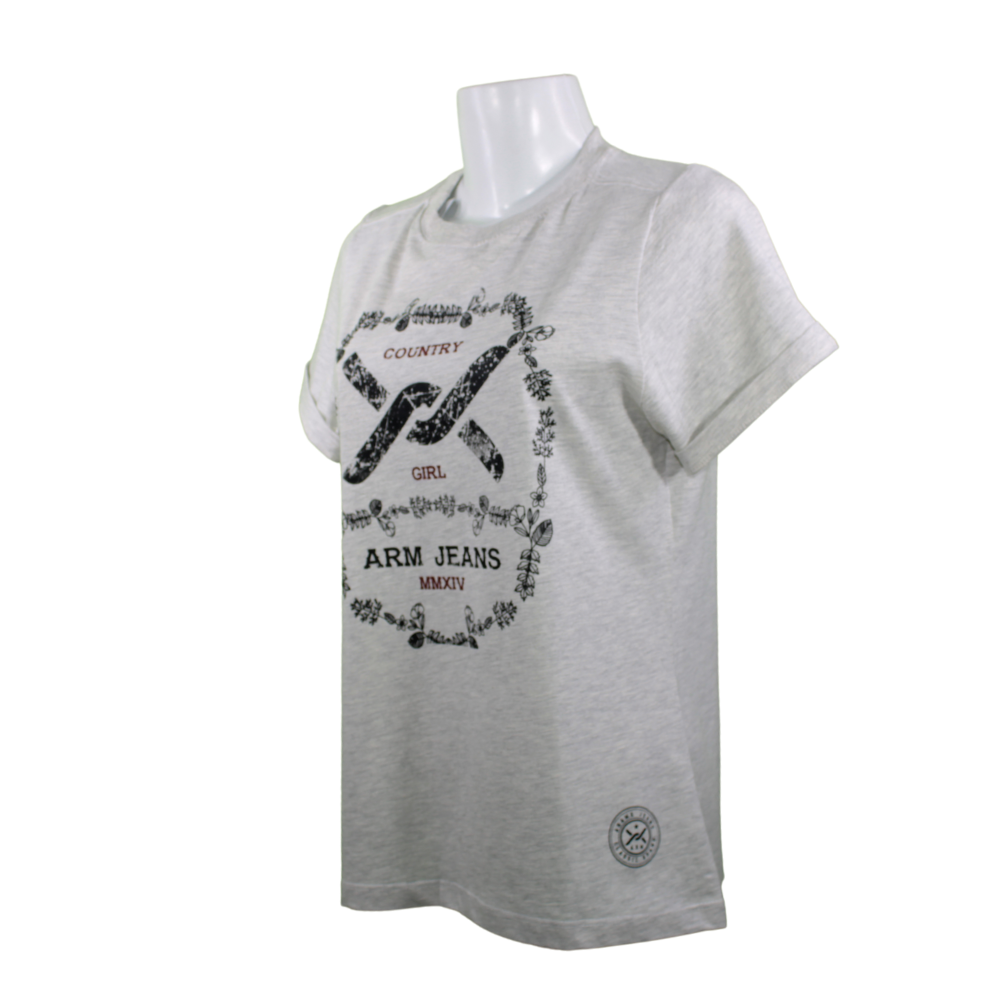 Camiseta Feminina Cavalo Marrom Frente Country Tshirt