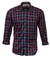 Camisa Masculina Country Made in Mato Xadrez Borgonha Light - comprar online