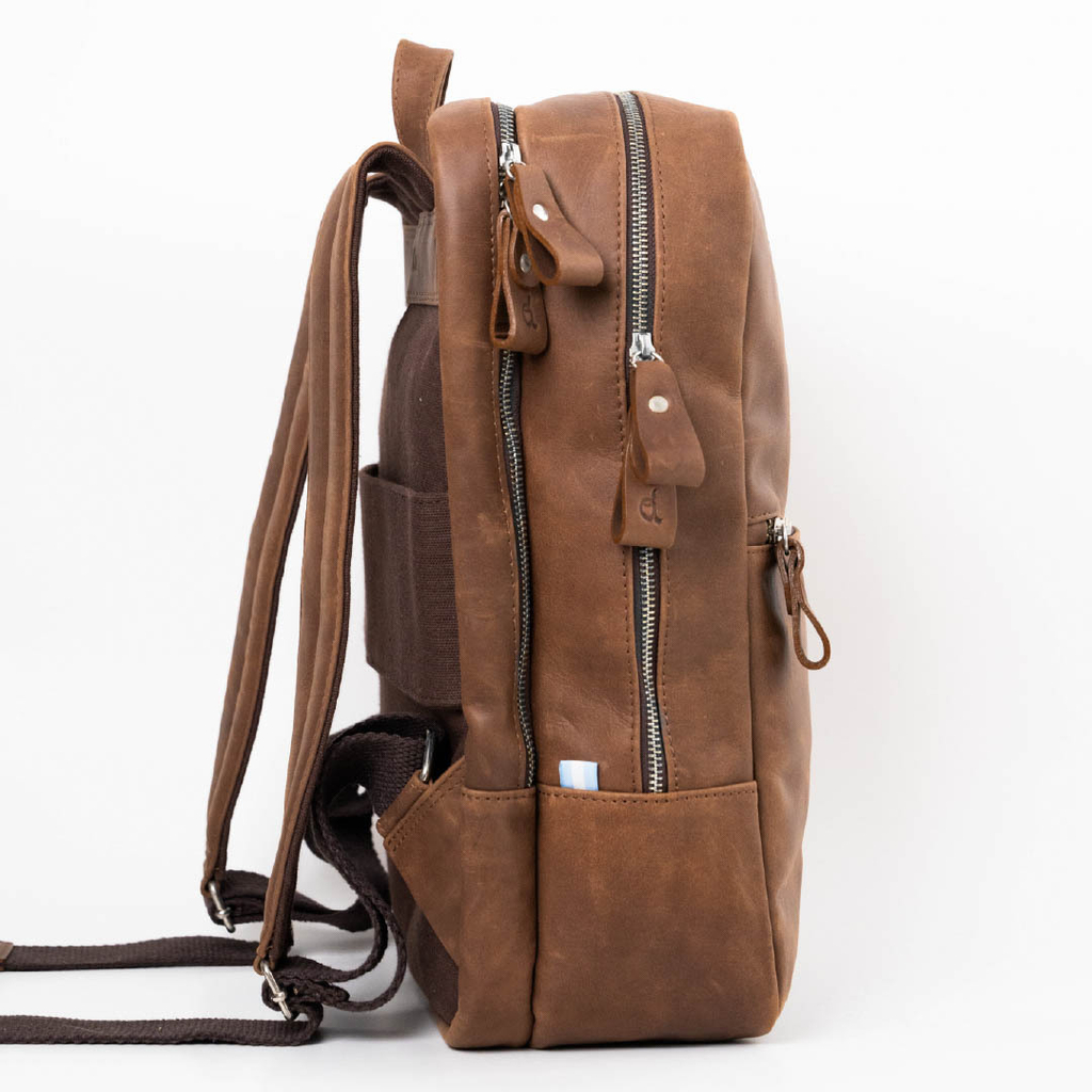 Mochila de online cuero vacuno