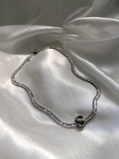 Chocker Riviera Silver Initial