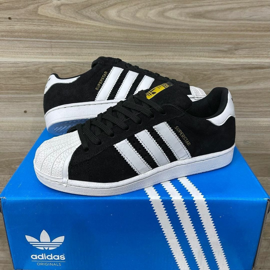 Tenis adidas super star preto outlet