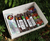Box de chocolates com 8 tabletes 1 barra 500g recheada 5 tubets