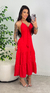 Vestido Longo Fabíola - Vermelho - comprar online