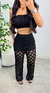 Conjunto Tricot Kailane - Preto na internet