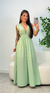 Vestido Longo Elizabeth - Verde - Puro Estilo Moda Feminina