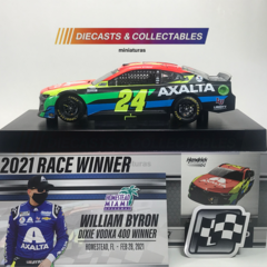 NASCAR 2021 - #24 WILLIAM BYRON - AXALTA HOMESTEAD-MIAMI RACE WIN 2/28 1:24