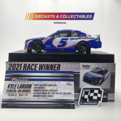 NASCAR 2021 - #5 KYLE LARSON - HENDRICKCARS.COM LAS VEGAS RACE WIN 1:24