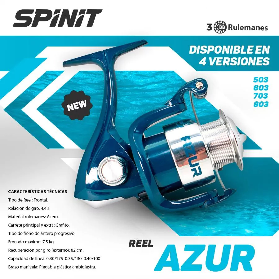 SPINIT AZUR 603 - Comprar en LITORAL PESCA
