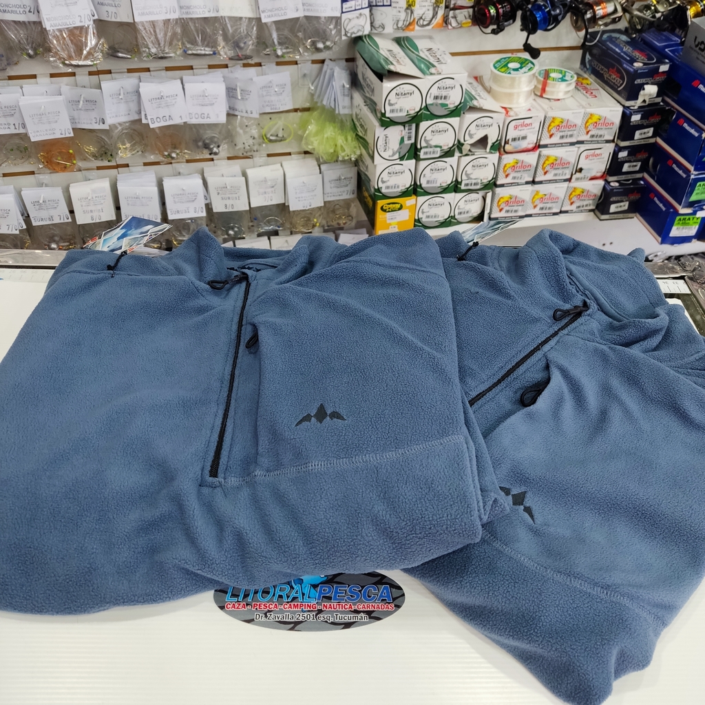 BUZO MICROPOLAR LIBERTAD COLOR GRIS ACERO