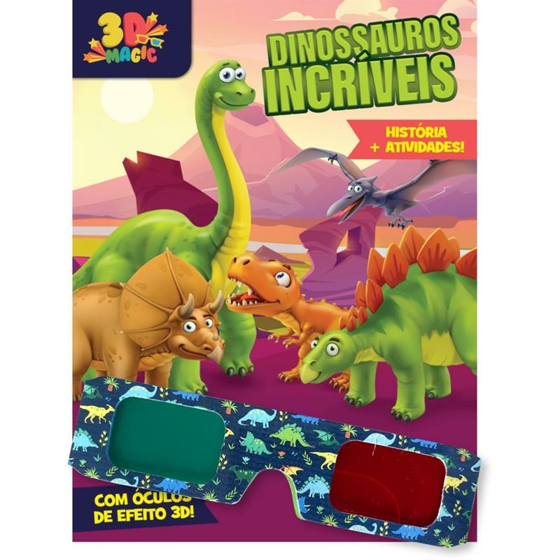 Livro Para Colorir - Dinossauros Incríveis