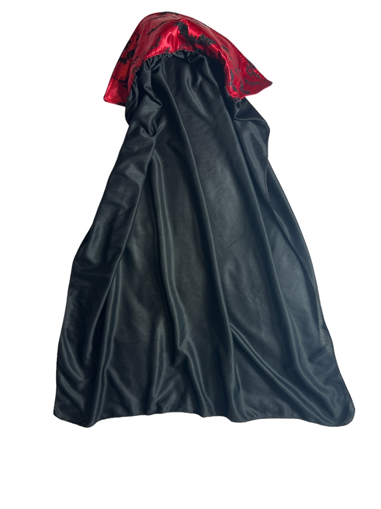 Fantasia Infantil Halloween Vampiro Drácula Luxo Com Capa