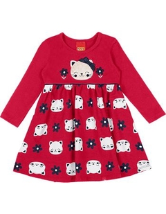 Vestido Infantil Kyly Gatinha - comprar online